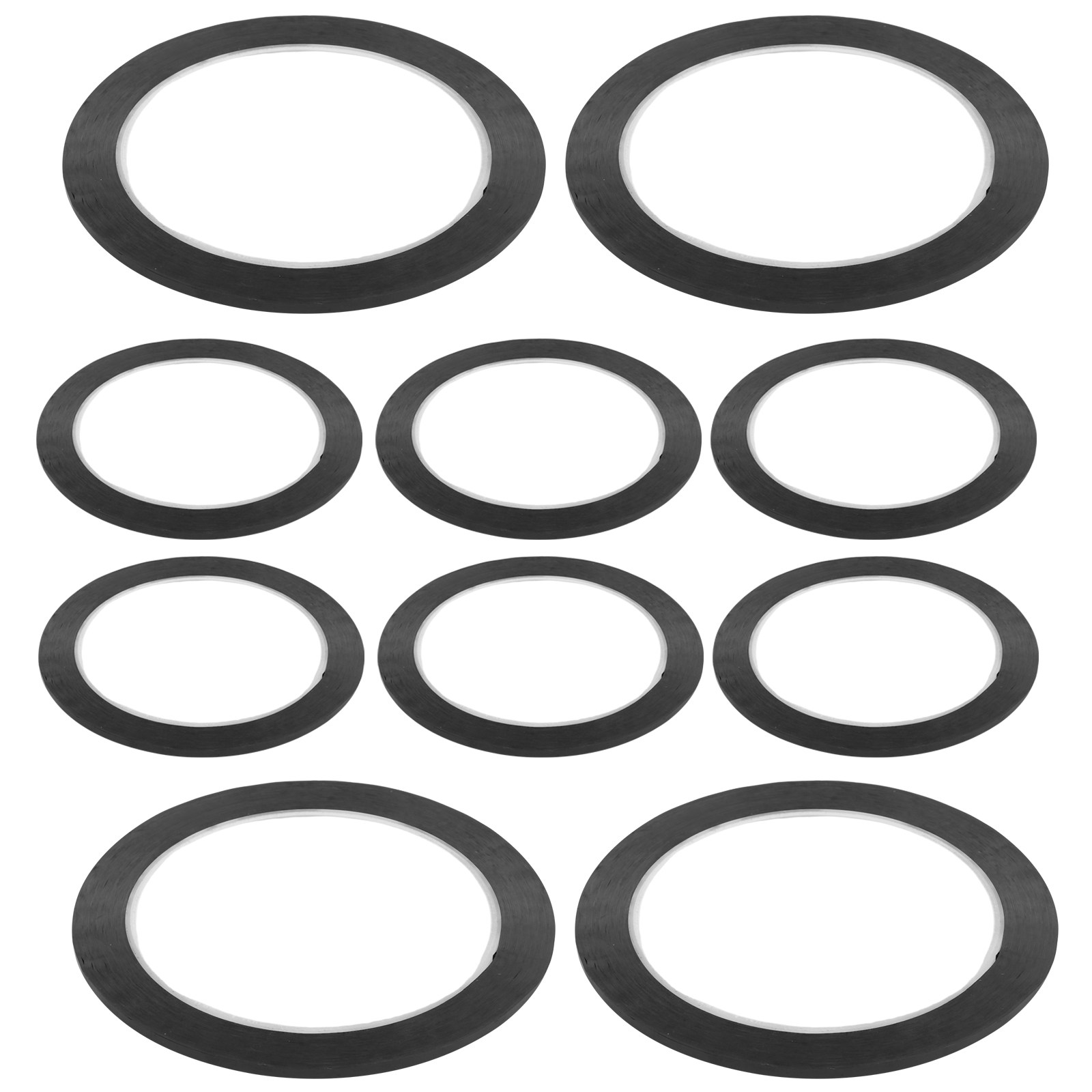 10Pcs Black Pet Art Tape Self  - Art Craft Easy 评论和价格