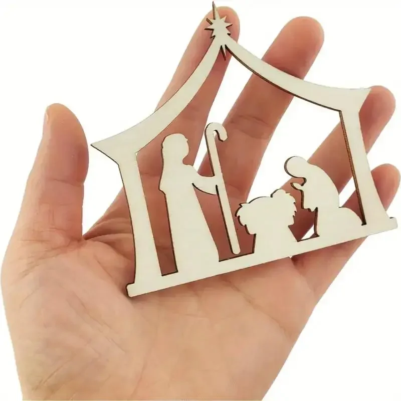 30/40/48pcHot Sale Wooden Silh - Art And Craft Recycle 评论和价格