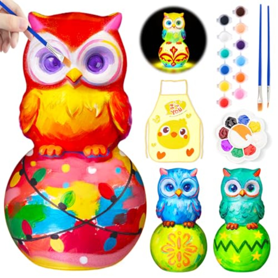 Paint Your Own Lamp Kit, Arts  - Light Art And Craft 评论和价格