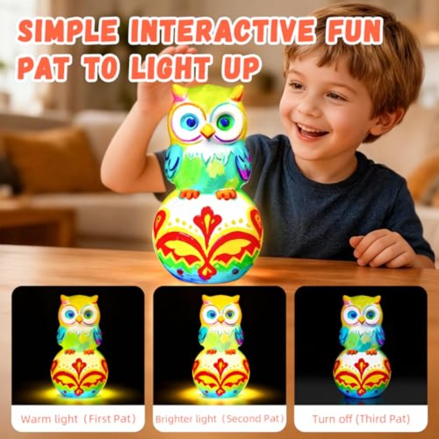 Paint Your Own Lamp Kit, Arts  - Light Art And Craft 评论和价格