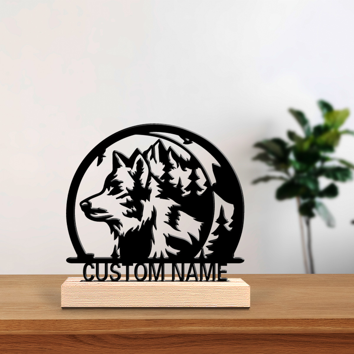 1pc Mountain wolves Customizab - Letter S Art Craft 评论和价格