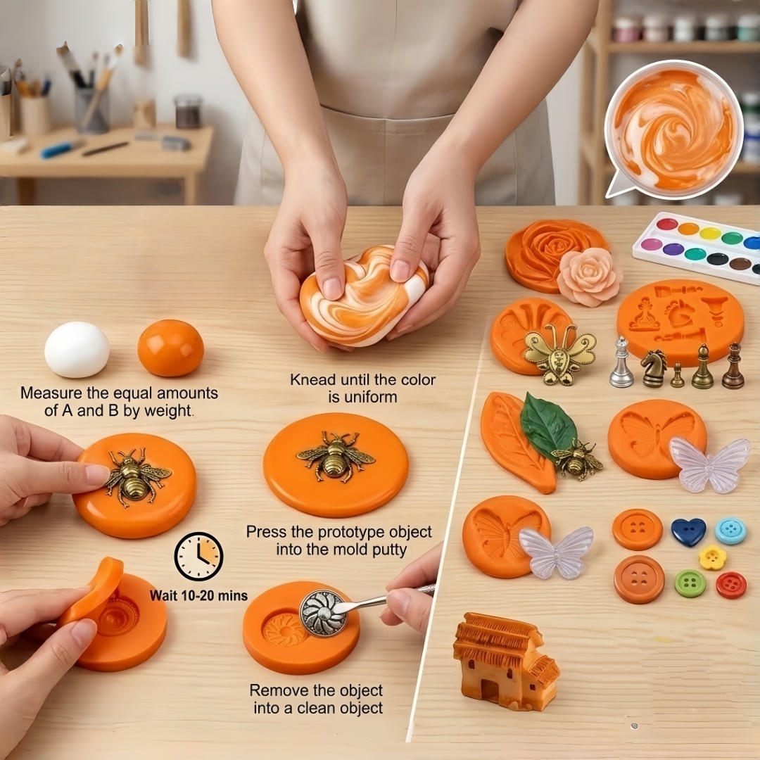 Silicone Putty DIY Crafting Se - Craft Art Set 评论和价格