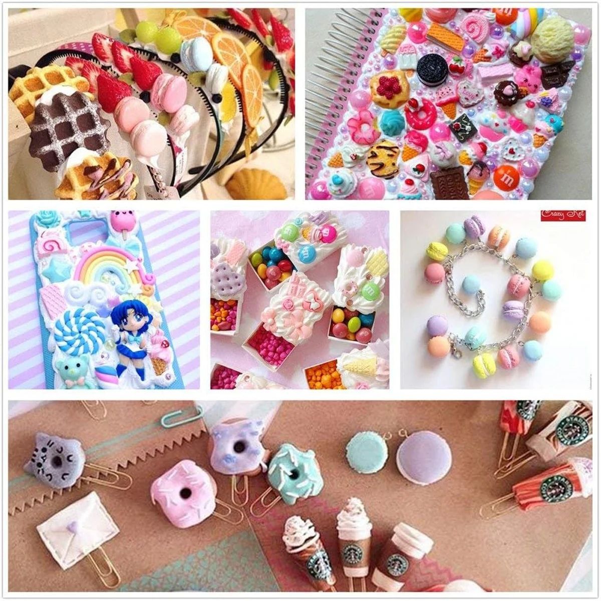 30pcs Random Candy Slime Charm - Art Craft Items 评论和价格