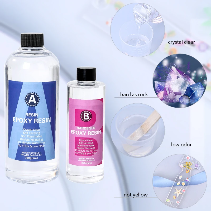 Epoxy Resin Kit Crystal Clear  - Art Craft Easy 评论和价格