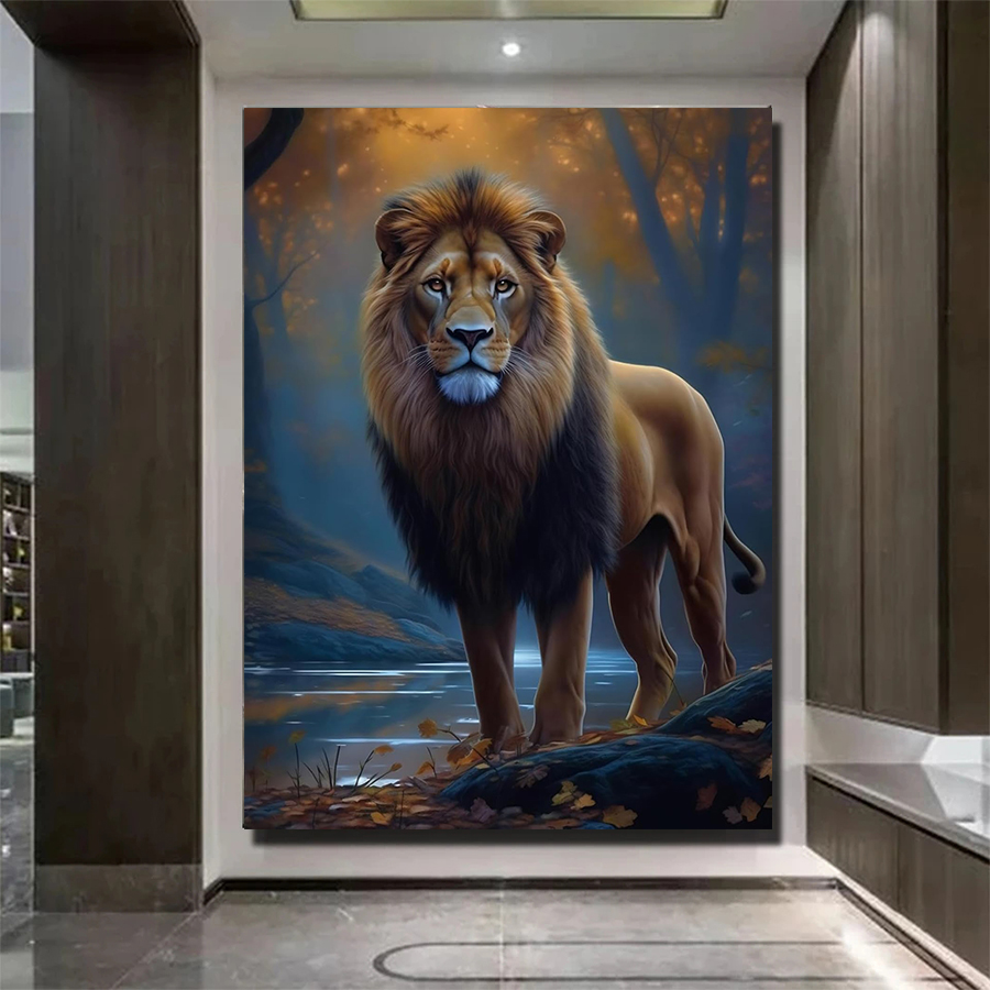 5D Diamond Art Kit Jungle Anim - Art And Craft Jungle 评论和价格