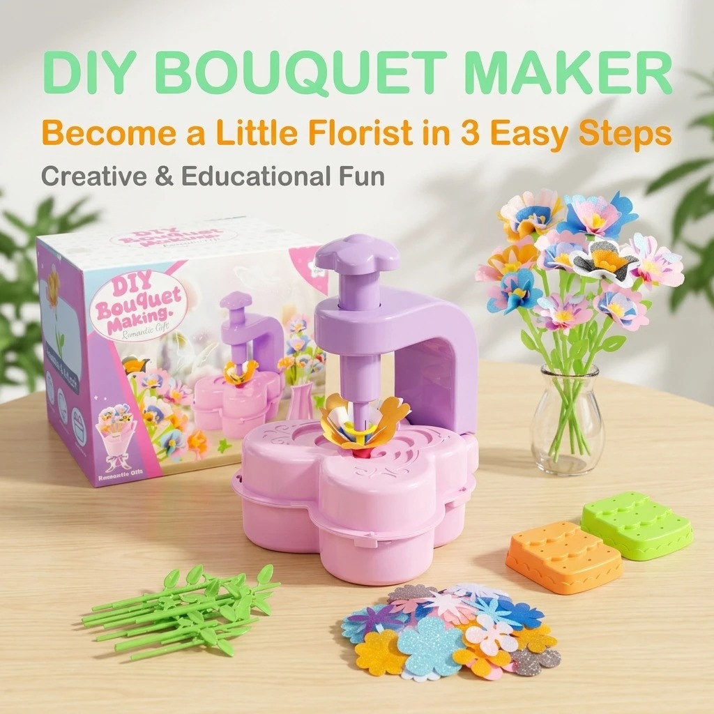 New Flower Press Craft Toy – C - Art Craft Girl 评论和价格