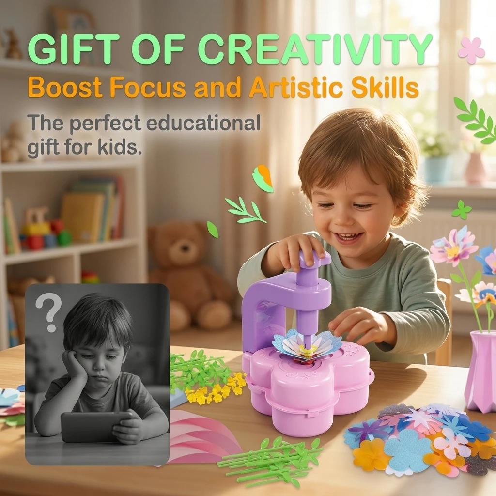 New Flower Press Craft Toy – C - Art Craft Girl 评论和价格