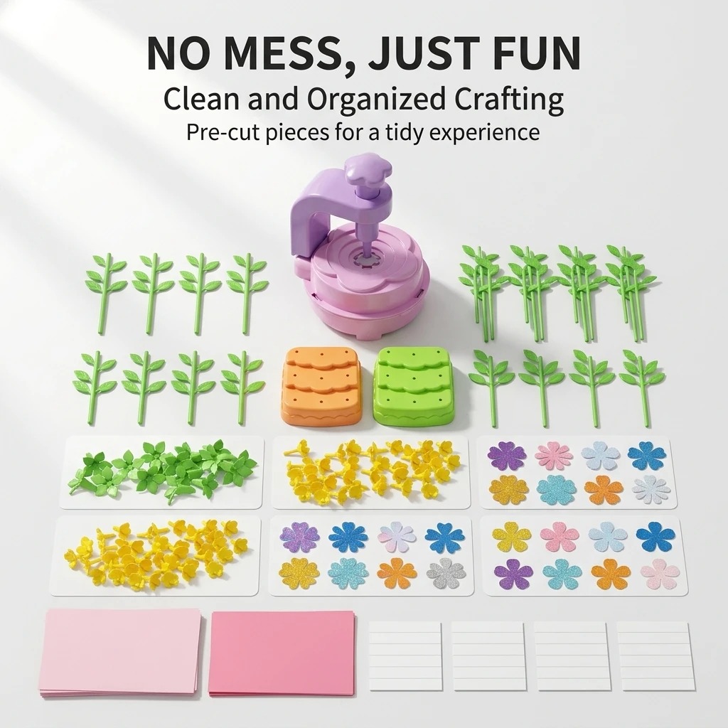 New Flower Press Craft Toy – C - Art Craft Girl 评论和价格