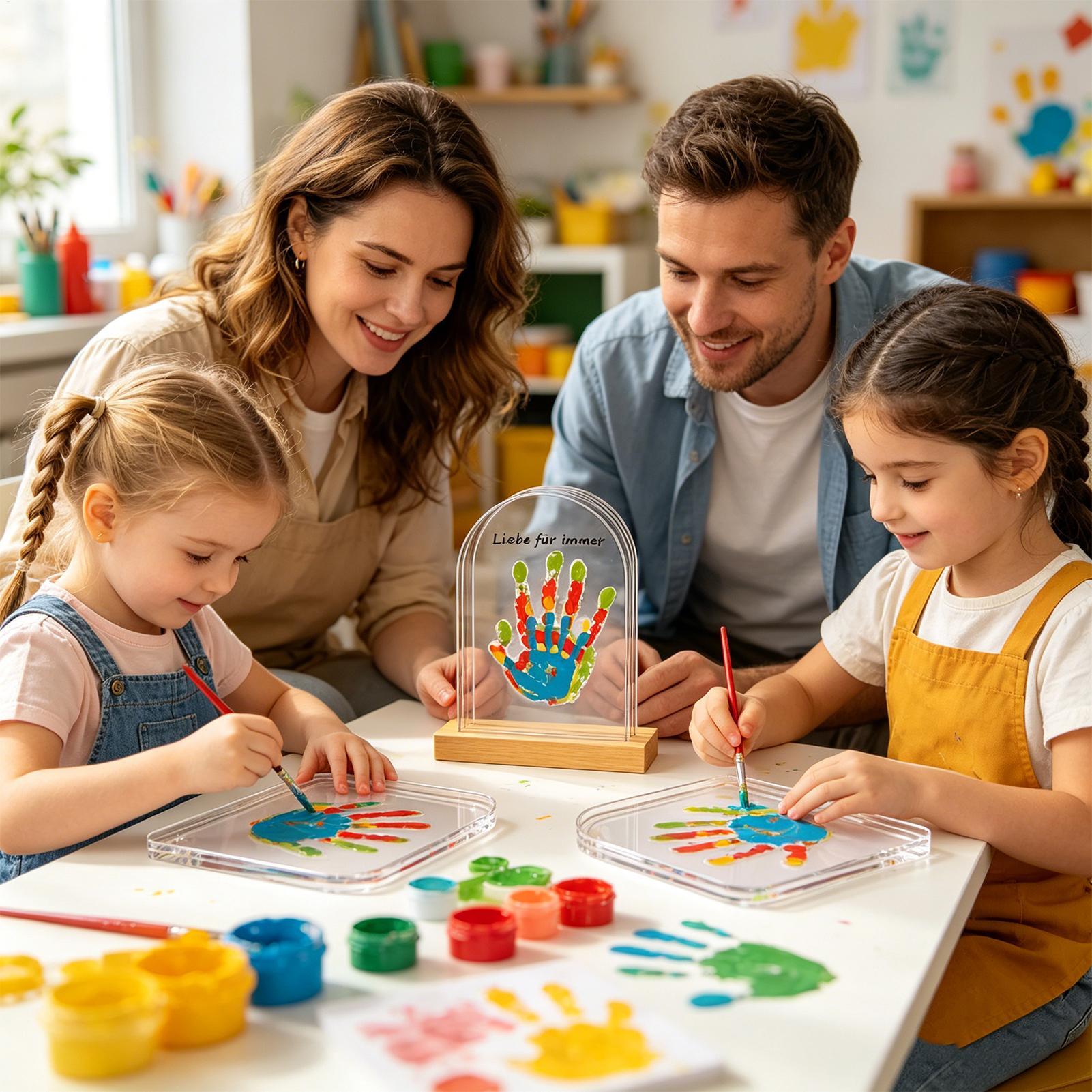 Family Handprint Kit with Ligh - Light Art And Craft 评论和价格