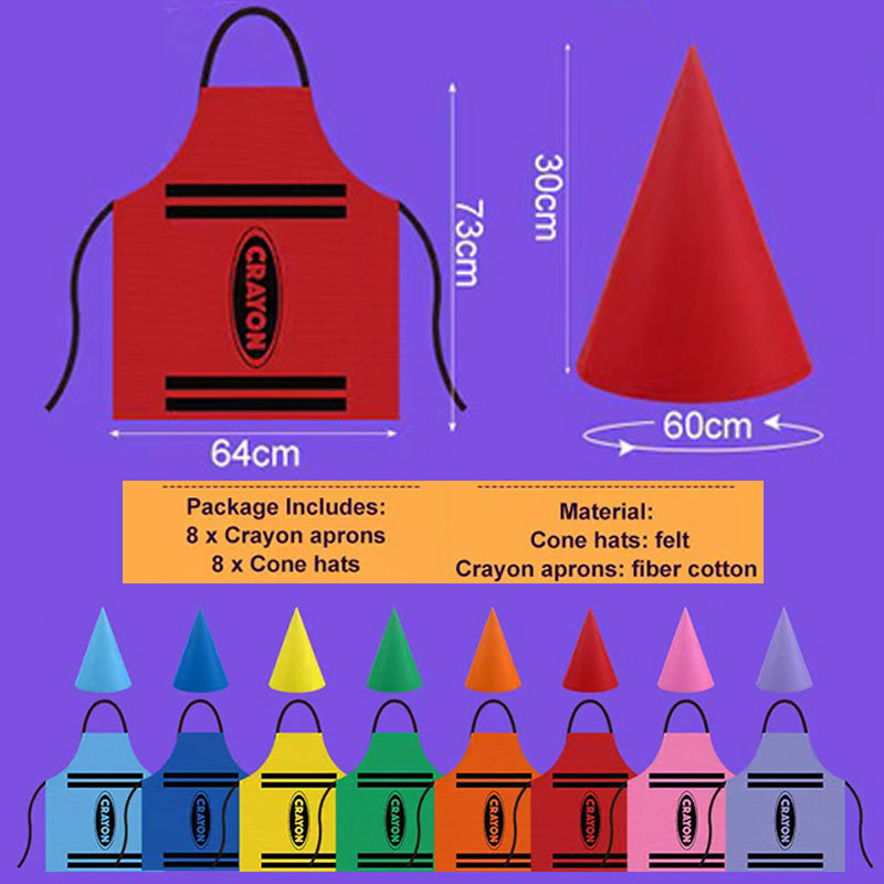 Colorful Crayon Themed Gnome S - Art Craft Hat 评论和价格