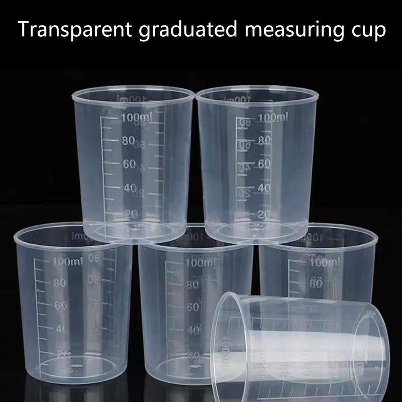 10Kit Clear Graduated Plastic  - Art Craft Cup 评论和价格
