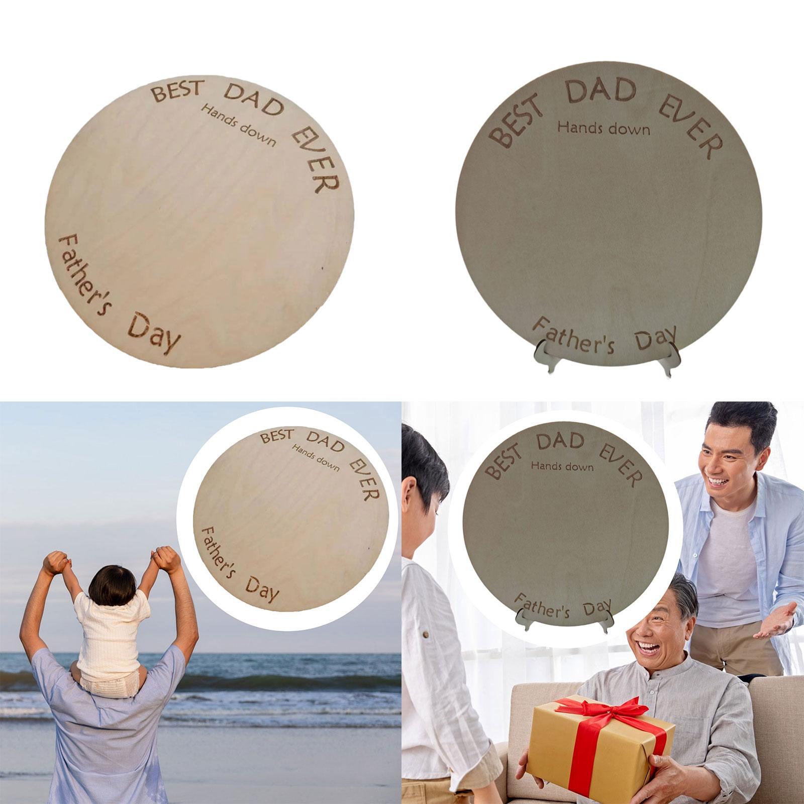 DIY Handprint Wood Sign Orname - Art And Craft For Father'S Day 评论和价格