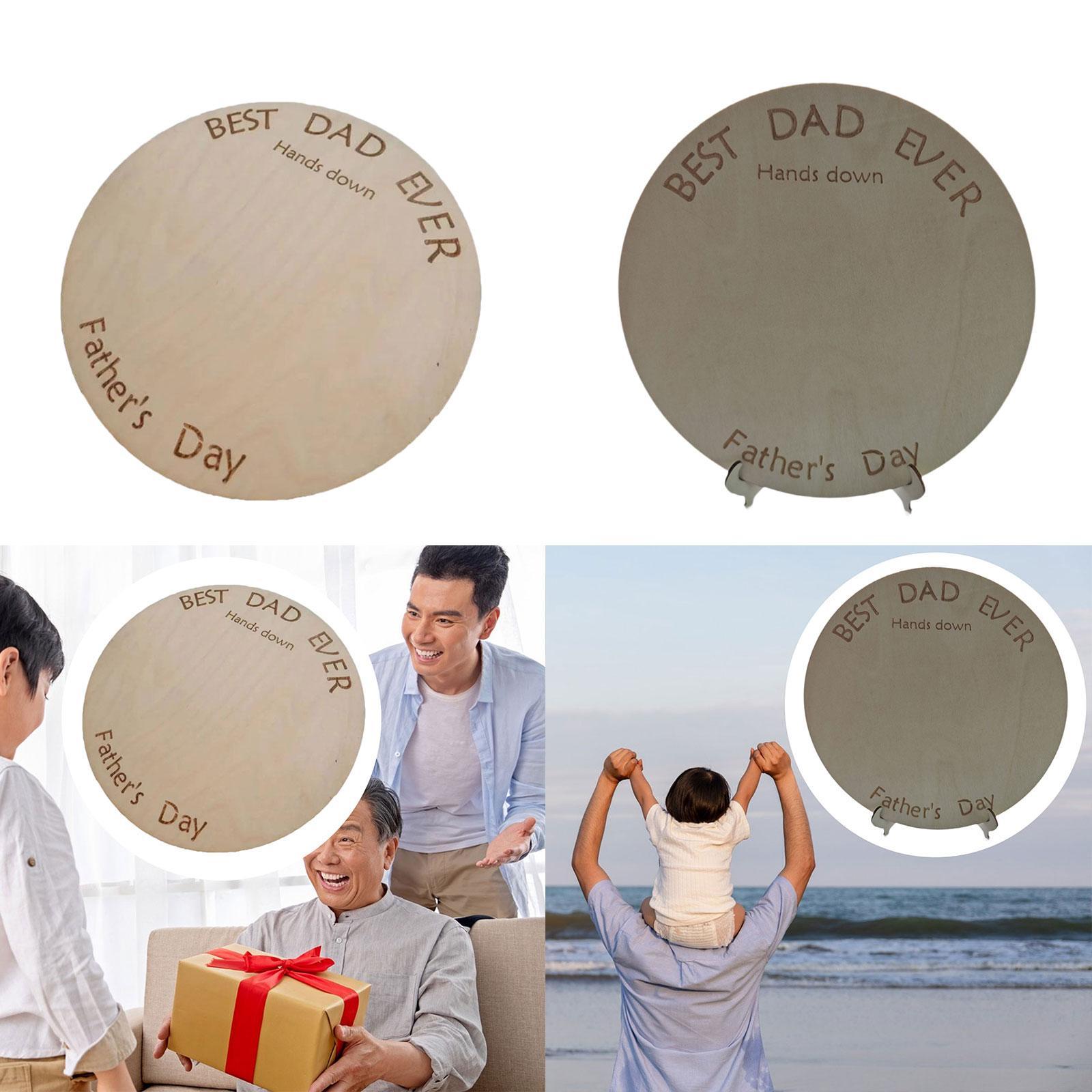 DIY Handprint Wood Sign Orname - Art And Craft For Father'S Day 评论和价格