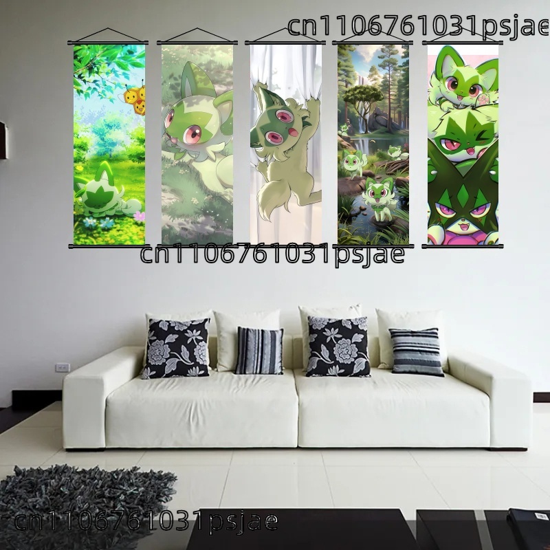 Sprigatito Scroll Art, Well -  - Art Craft Items 评论和价格