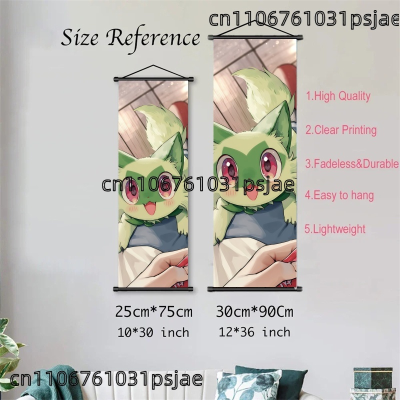 Sprigatito Scroll Art, Well -  - Art Craft Items 评论和价格