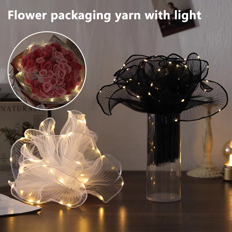 1Pcs LED Flower Wrapping Paper - Art Craft Items 评论和价格