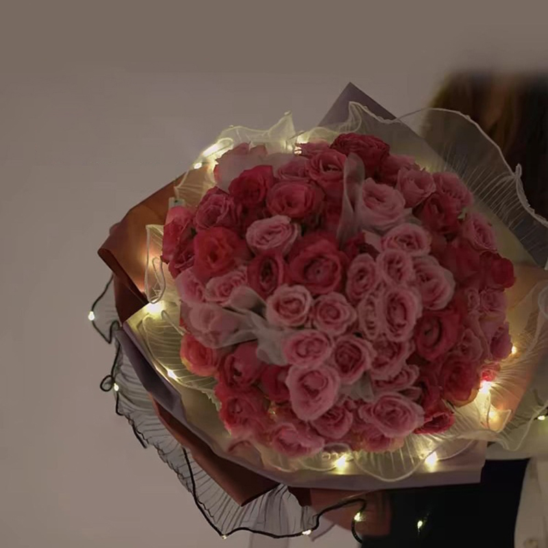 1Pcs LED Flower Wrapping Paper - Art Craft Items 评论和价格