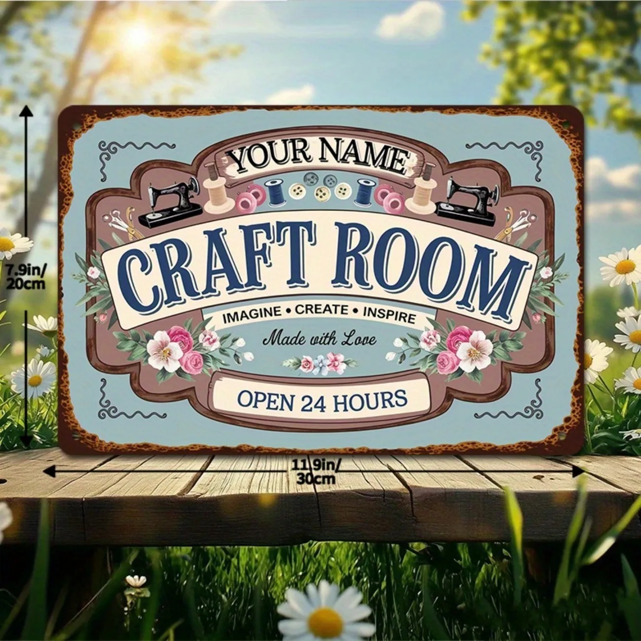 Custom Name Metal Craft Room S - Art Craft Names 评论和价格