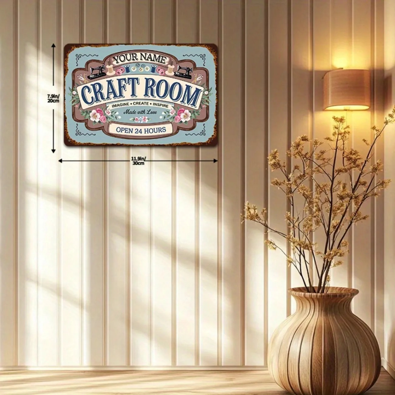 Custom Name Metal Craft Room S - Art Craft Names 评论和价格
