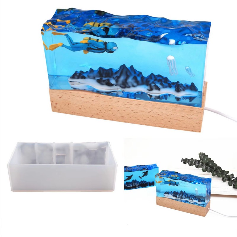 DIY Resin Craft Light Underwat - Light Art And Craft 评论和价格