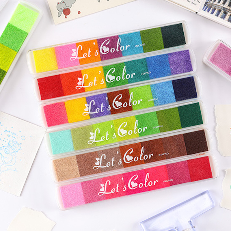 Cute Mix Color Inkpad for Scho - Art Craft Activities 评论和价格