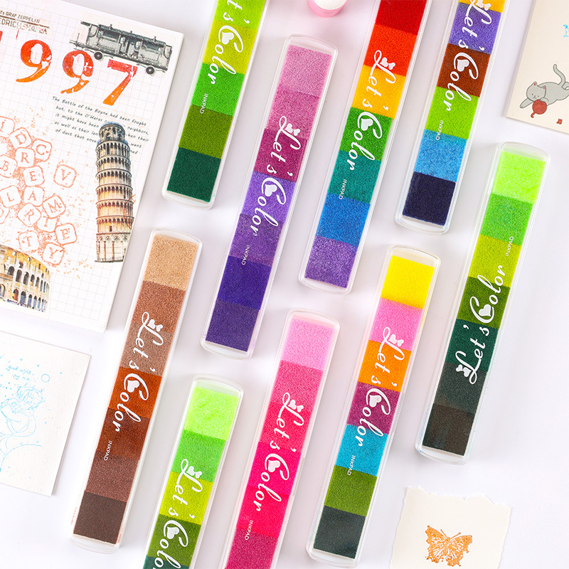 Cute Mix Color Inkpad for Scho - Art Craft Activities 评论和价格