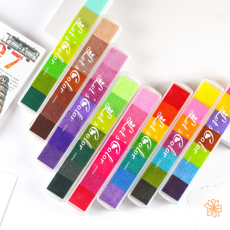 Cute Mix Color Inkpad for Scho - Art Craft Activities 评论和价格