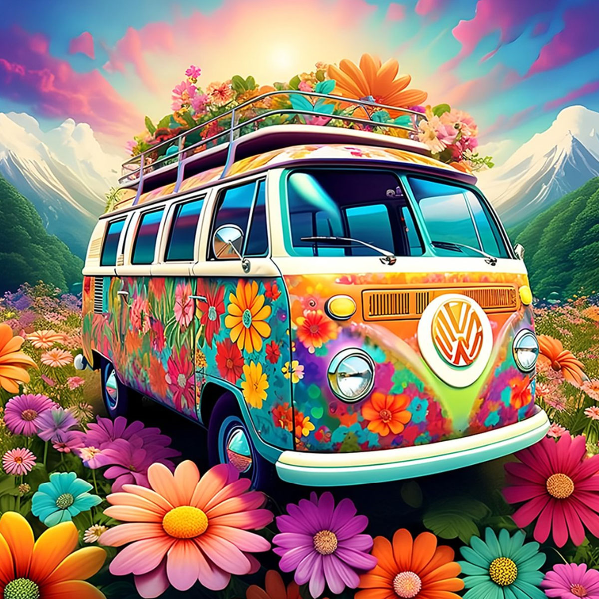 Bus Train Pattern Diamond Pain - Art Craft Kits For Adults 评论和价格
