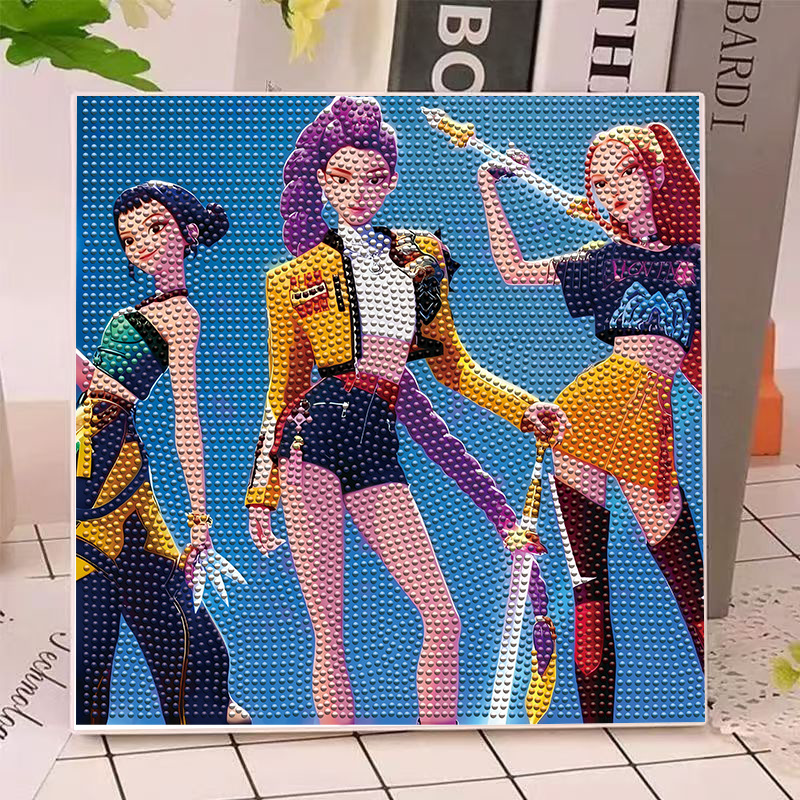 Anime Hunters Gilrs Lumi Mila  - Craft Art Set 评论和价格