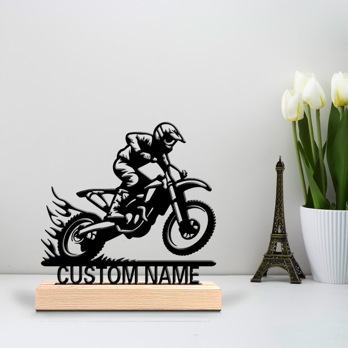 1pc Simple Motorcyclist Custom - Art Craft Names 评论和价格