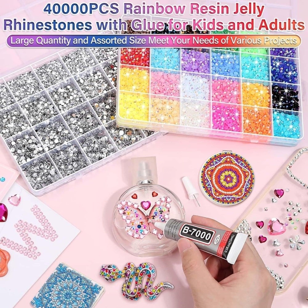 Hot Multicolor Resin Rhineston - Art Craft Items 评论和价格