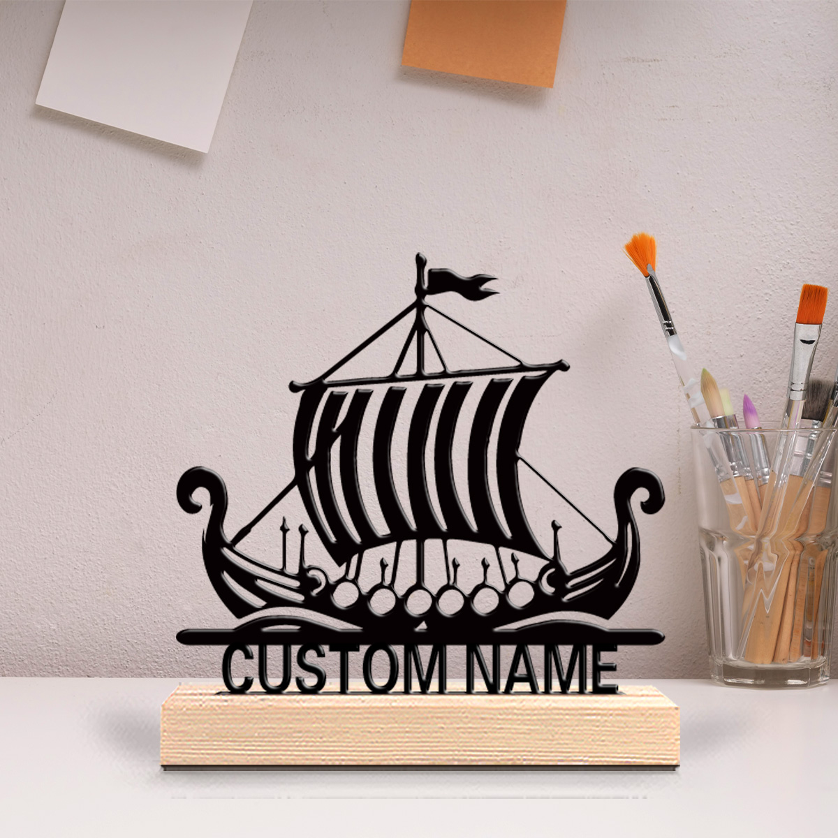 1pc Creative Sailboat Customiz - Art Craft Names 评论和价格