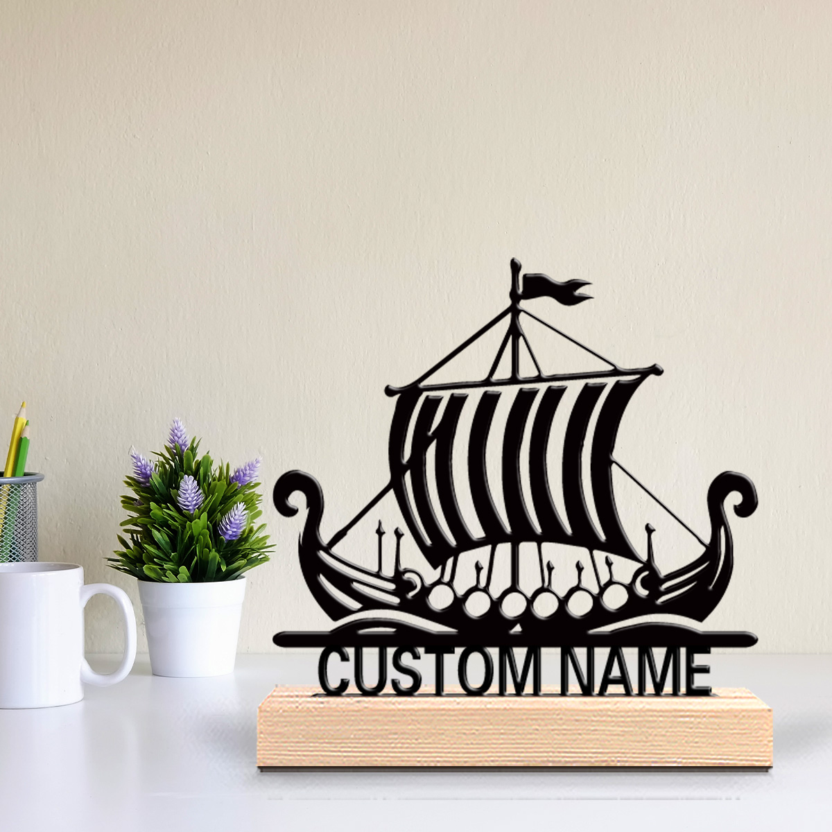 1pc Creative Sailboat Customiz - Art Craft Names 评论和价格