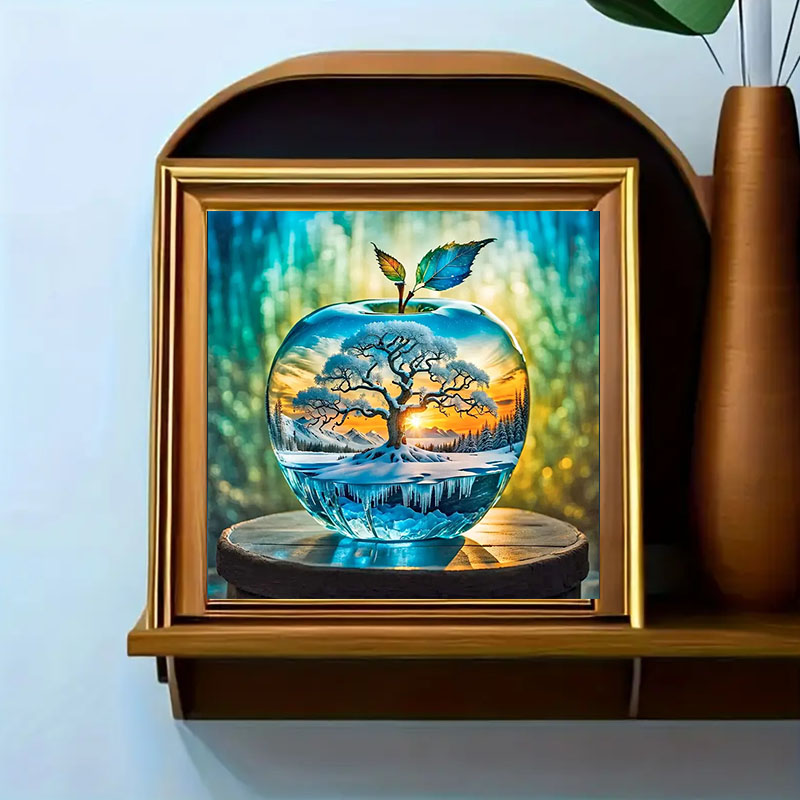 Apple Pattern Diamond Painting - Art Craft Kits For Adults 评论和价格