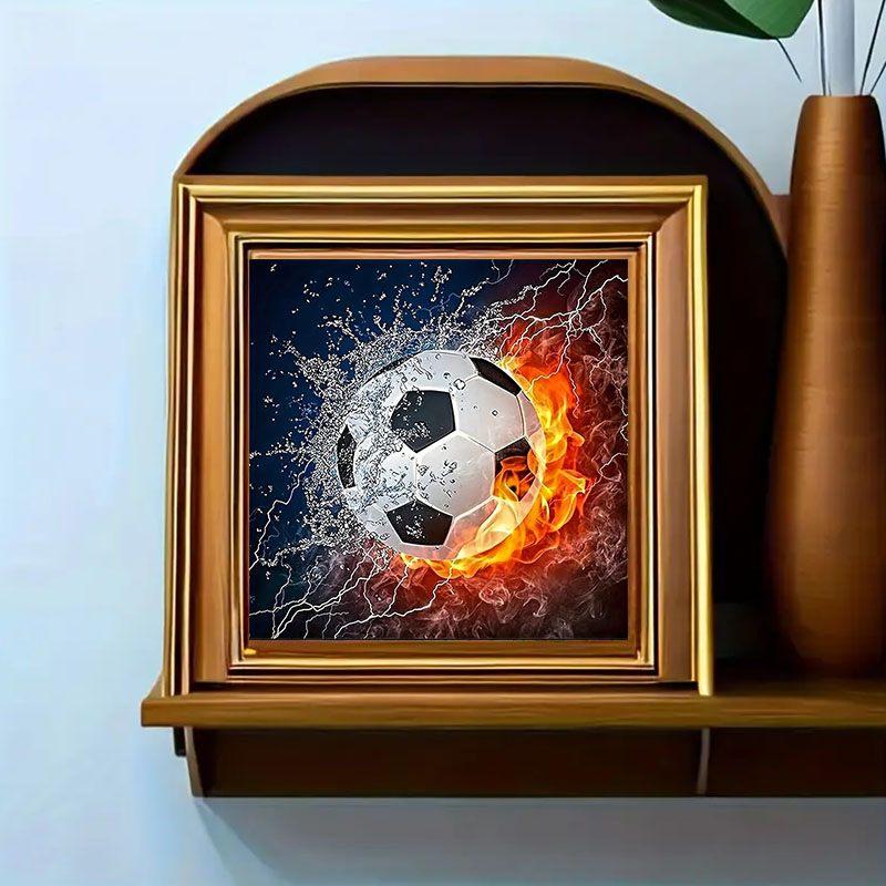 A Set of Football Diamond Pain - Art Craft Kits For Adults 评论和价格