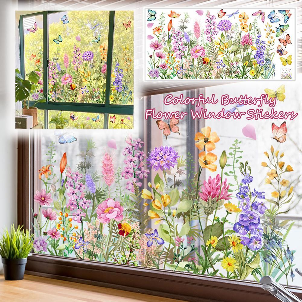 Double Sided Colorful Flowers  - Art Craft Butterfly 评论和价格
