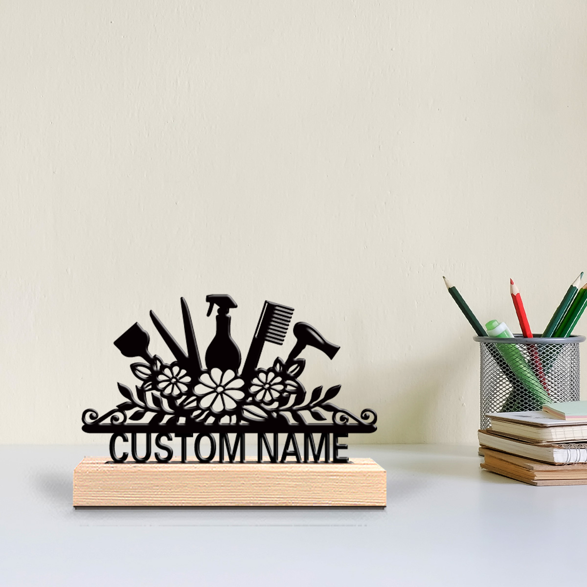 1pc salon haircut Customized N - Art Craft Names 评论和价格