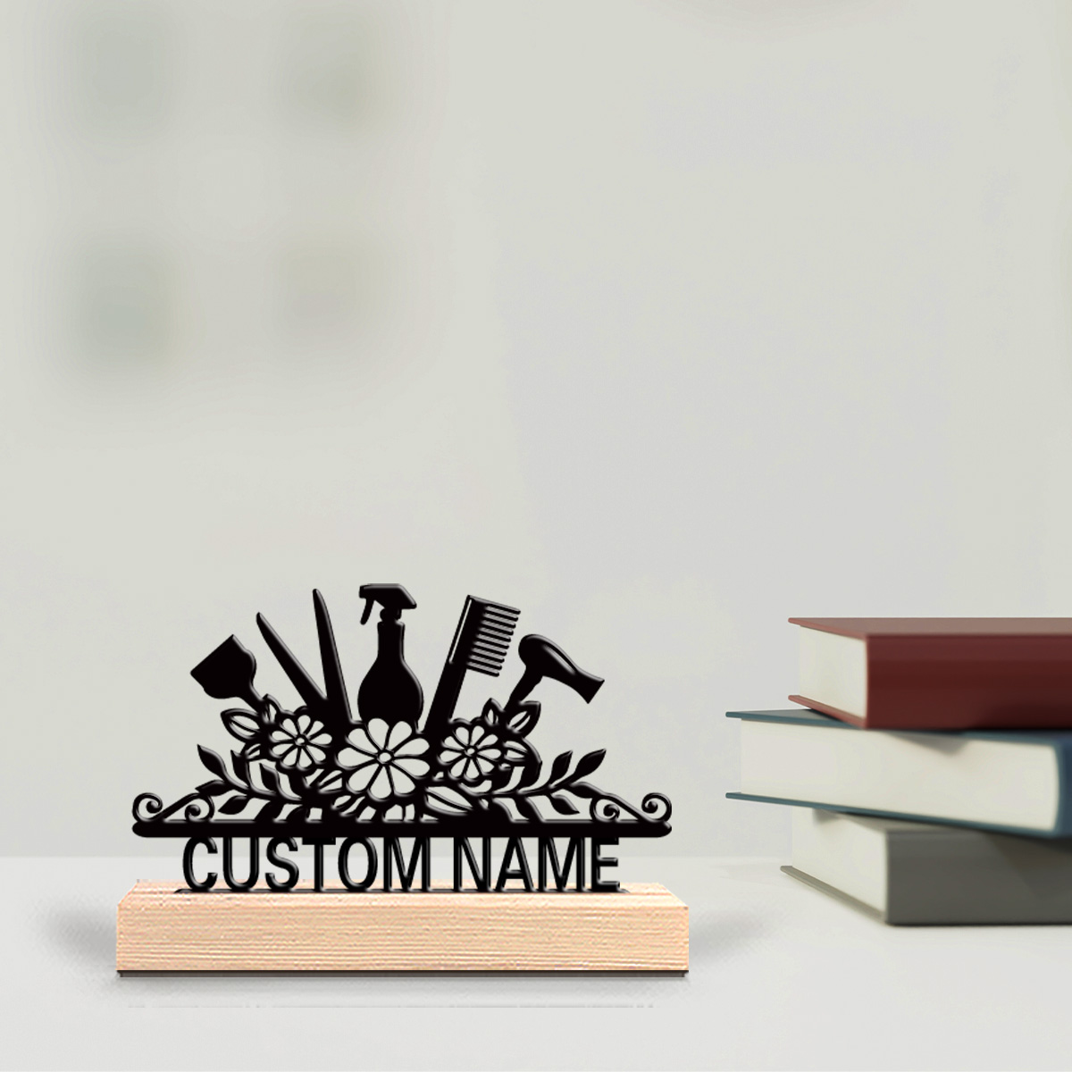 1pc salon haircut Customized N - Art Craft Names 评论和价格