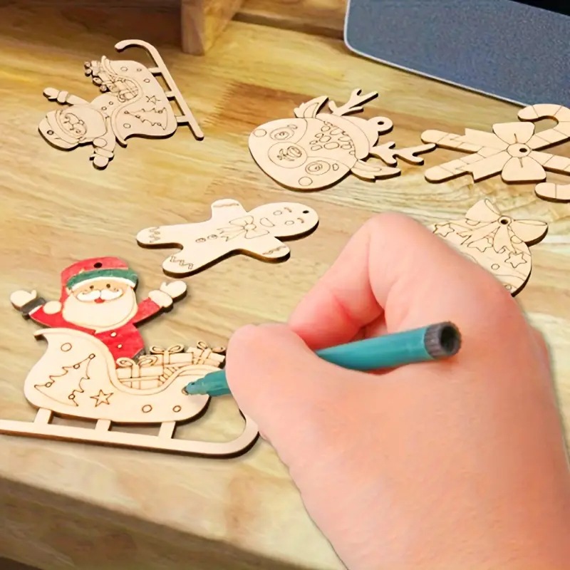 Paintable Blank Wooden christm - Art And Craft Xmas Tree 评论和价格