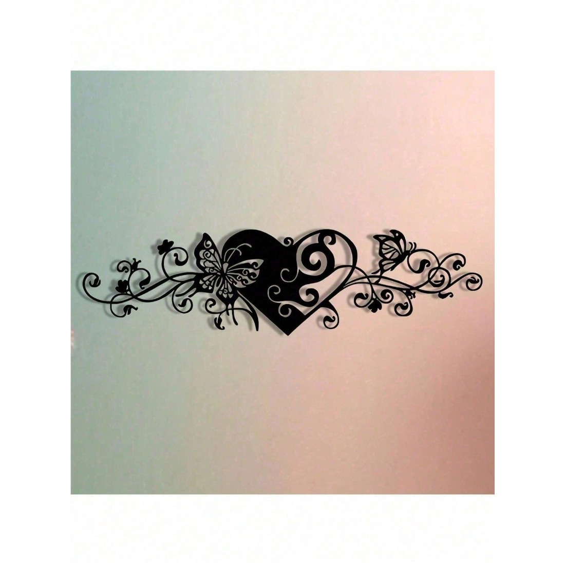 Minimalist 2D Metal Wall Art,  - Art Craft Butterfly 评论和价格