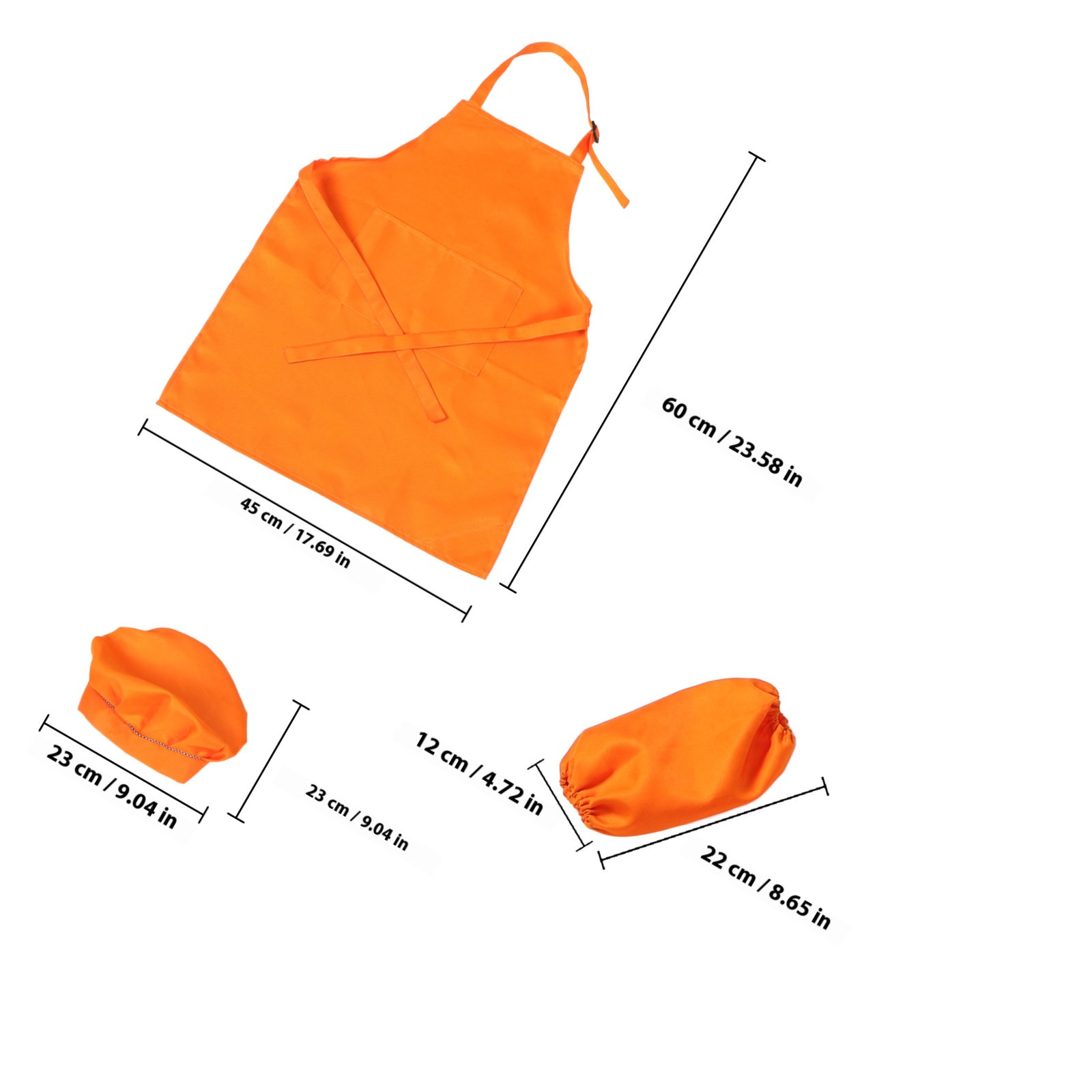 1Set Children Apron Set Includ - Art Craft Hat 评论和价格