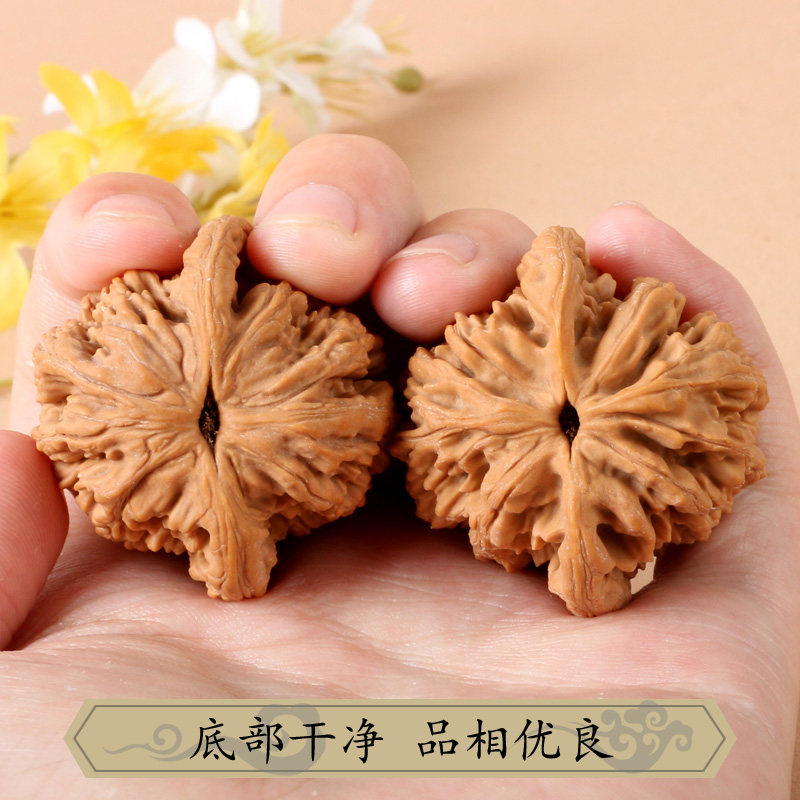 Natural Wenwan Walnut Hand Mas - Art Craft Hat 评论和价格