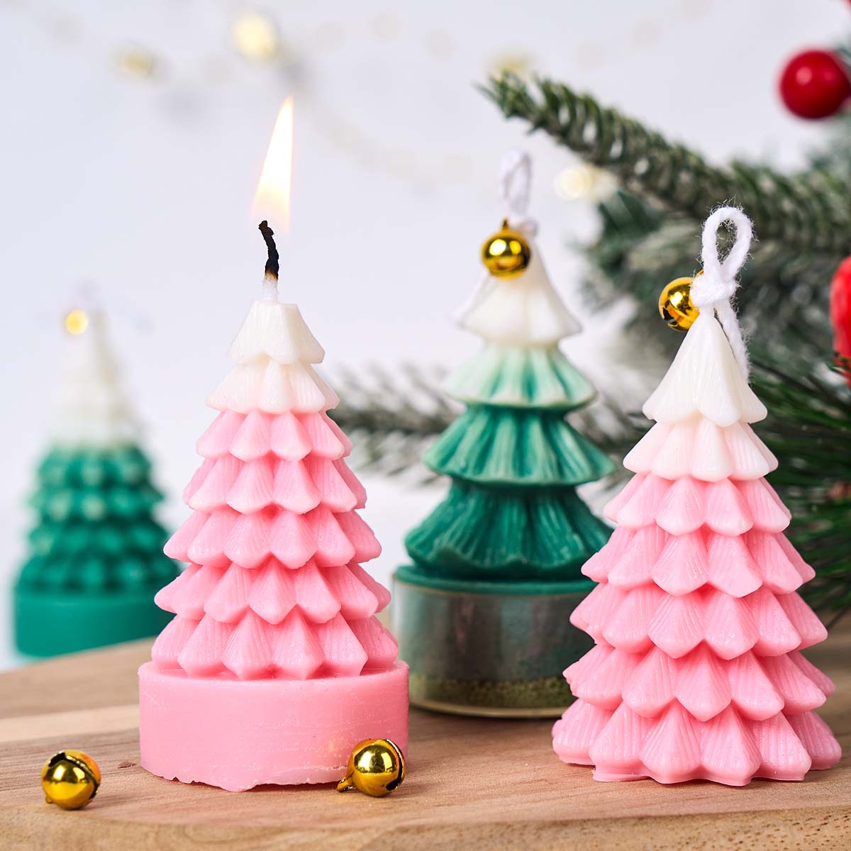 3D Christmas Tree Silicone Can - Art And Craft Xmas Tree 评论和价格