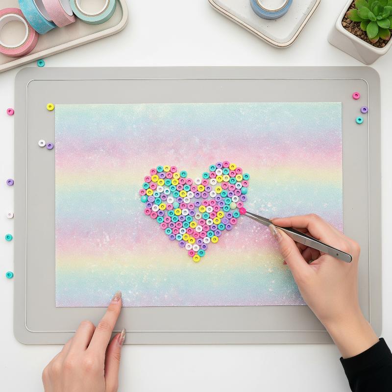 Gradient Glitter Fuse Bead Iro - Art Craft Activities 评论和价格