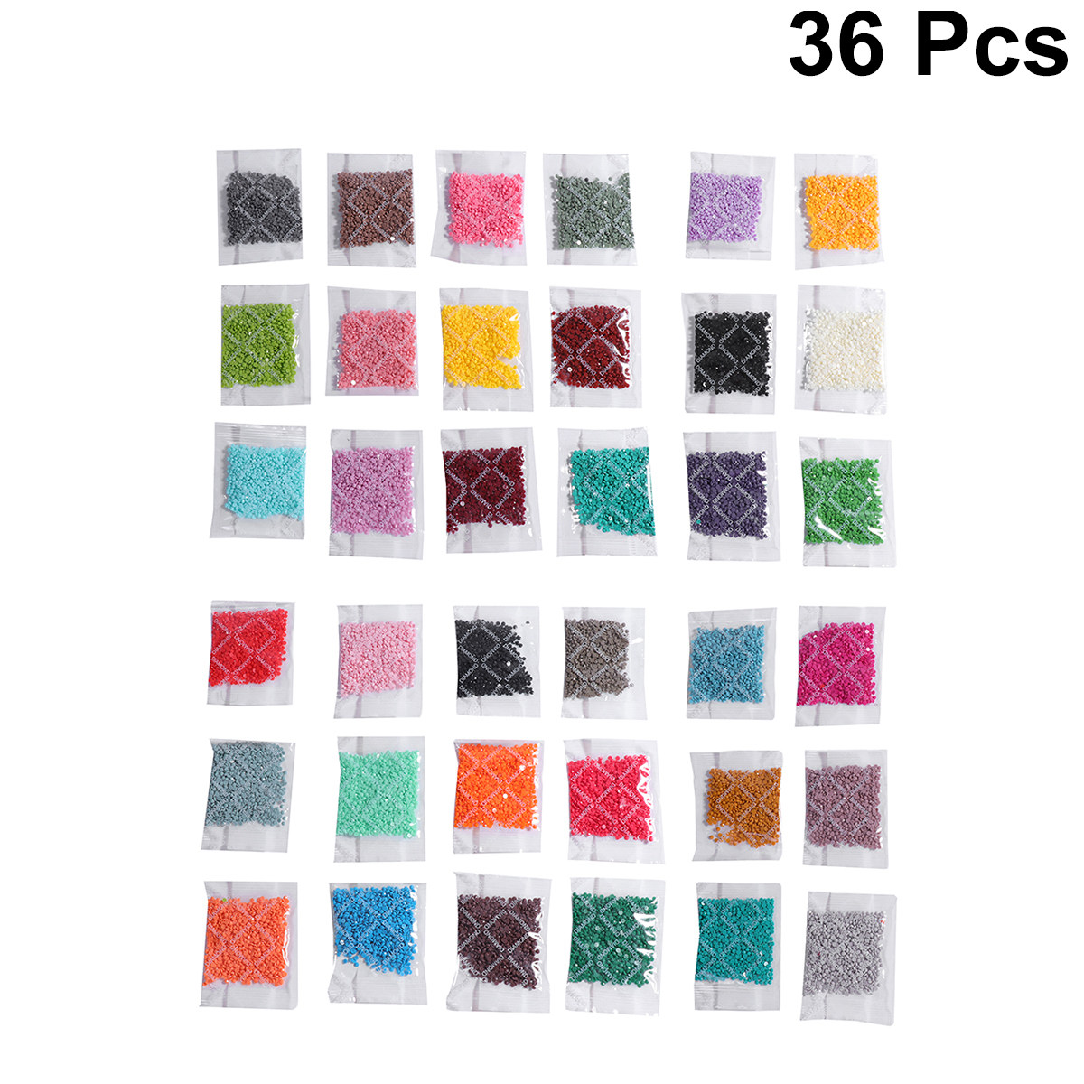 36pcs Round Diamond Set Resin  - Craft Art Set 评论和价格