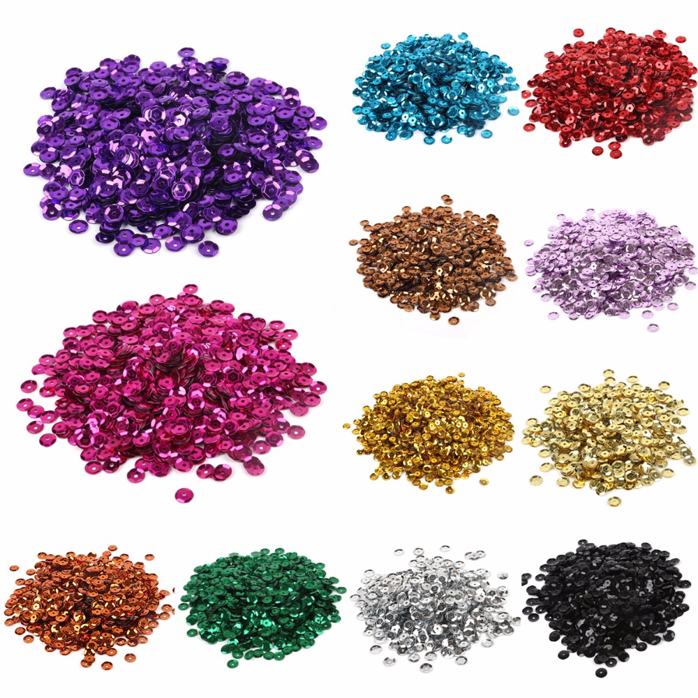 20g Silver Cup Sequin 6mm Flat - Art Craft Cup 评论和价格