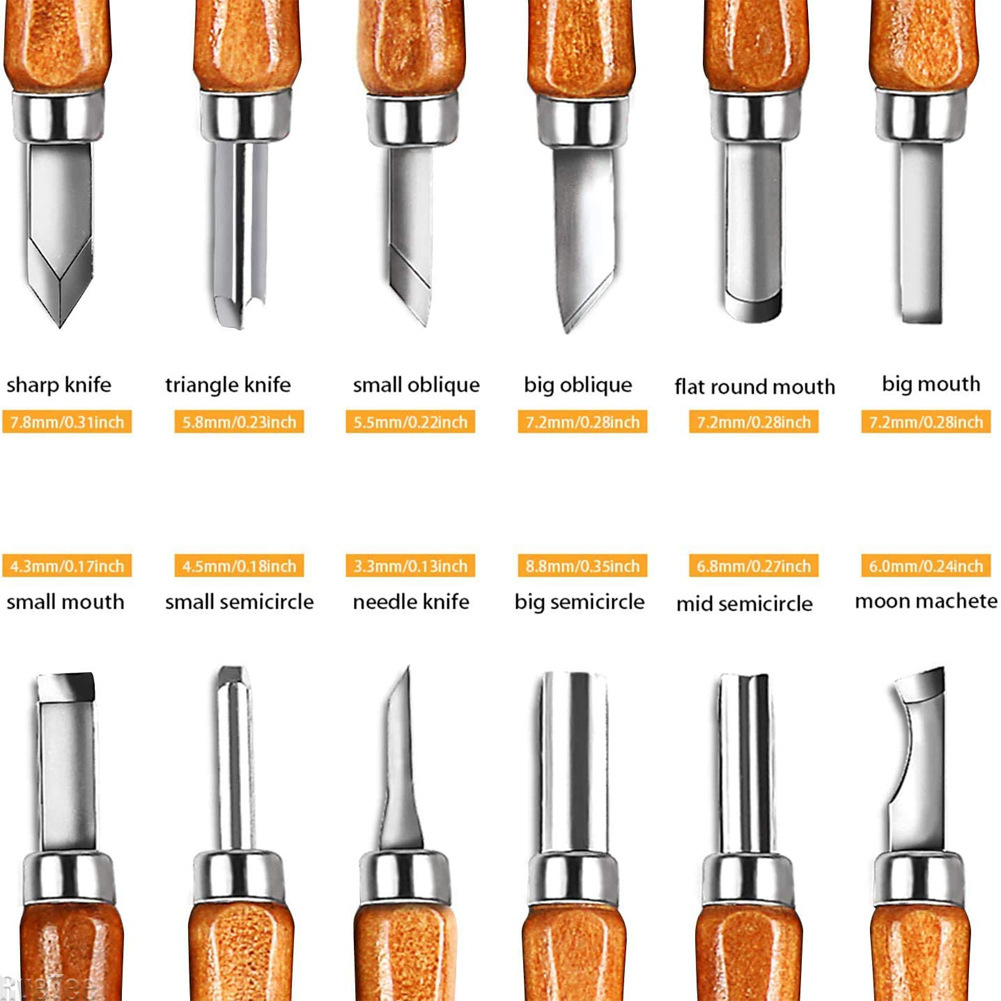 12Pcs SK2 Woodworking Carving  - Craft Art Set 评论和价格