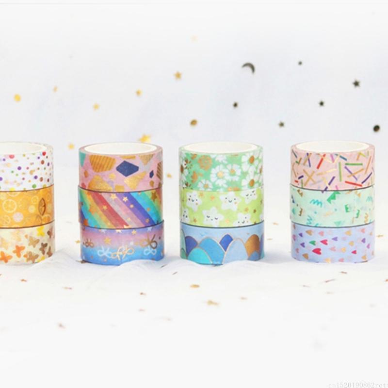 D5BB 12Roll Decorative Paper T - Art Craft Journal 评论和价格
